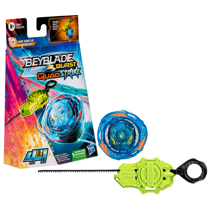 Hasbro Beyblade Burst QuadStrike Whirl Knight K8 Kreisel Starter Pack, Battle Kreisel Spielzeugset m