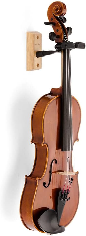 Hercules DSP57WB Wall Mountable Violin Hanger - Wood Base
