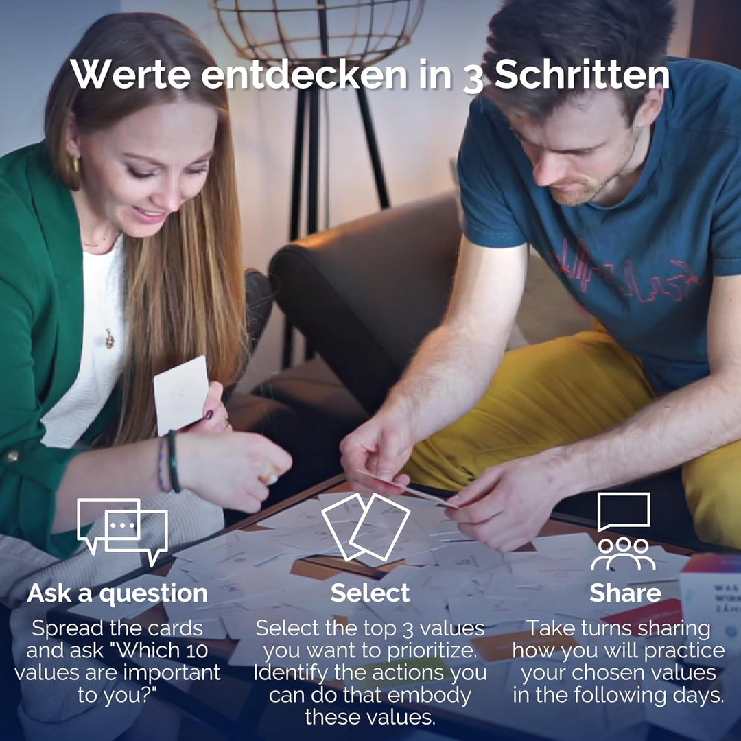 metaFox "Was wirklich zählt! - 80 Wertekarten für Coaching, Workshops & Therapie - Für Life Coaching