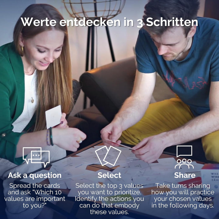 metaFox "Was wirklich zählt! - 80 Wertekarten für Coaching, Workshops & Therapie - Für Life Coaching