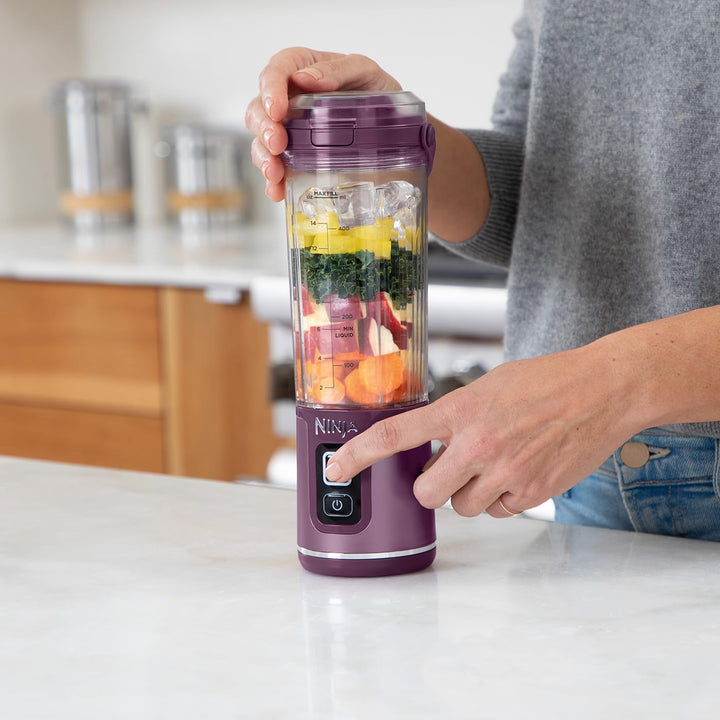 Ninja Blast Tragbarer Mixer / Blender / Smoothie Maker, 530ml Becher, Auslaufsicherer Deckel, Leistu