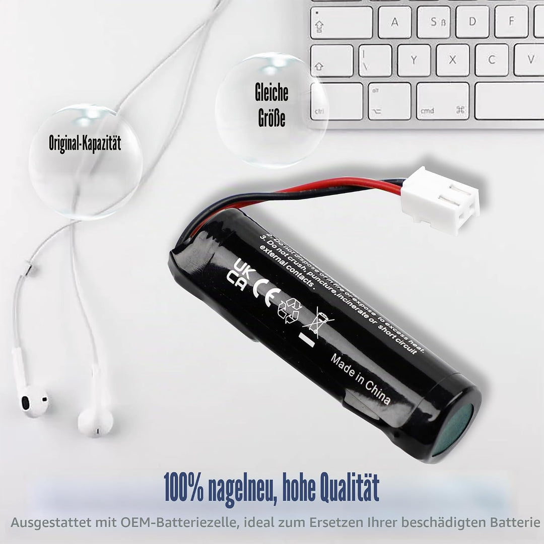 3500mAh 3.7V BFN18650 1S1P Ersatzakku Kompatibel mit Leifheit Dry & Clean 51000, 51002, 51113, 51114