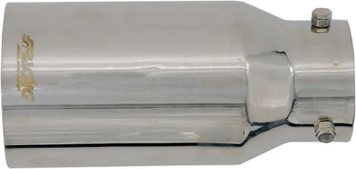 Simoni Racing Auspuffzierstück Rund Edelstahl - Ø115xL200mm - Anschluss 44-68mm