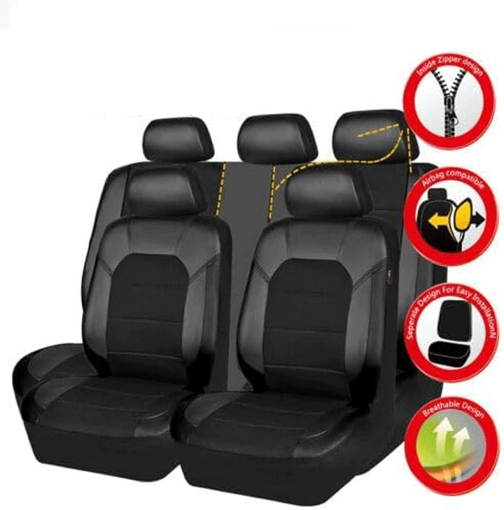 Autositzbezüge Für Dacia Duster 2000-2014 2015 2016 2017 2018 2019 2020 2021 2022 2023 2024，Leder Au
