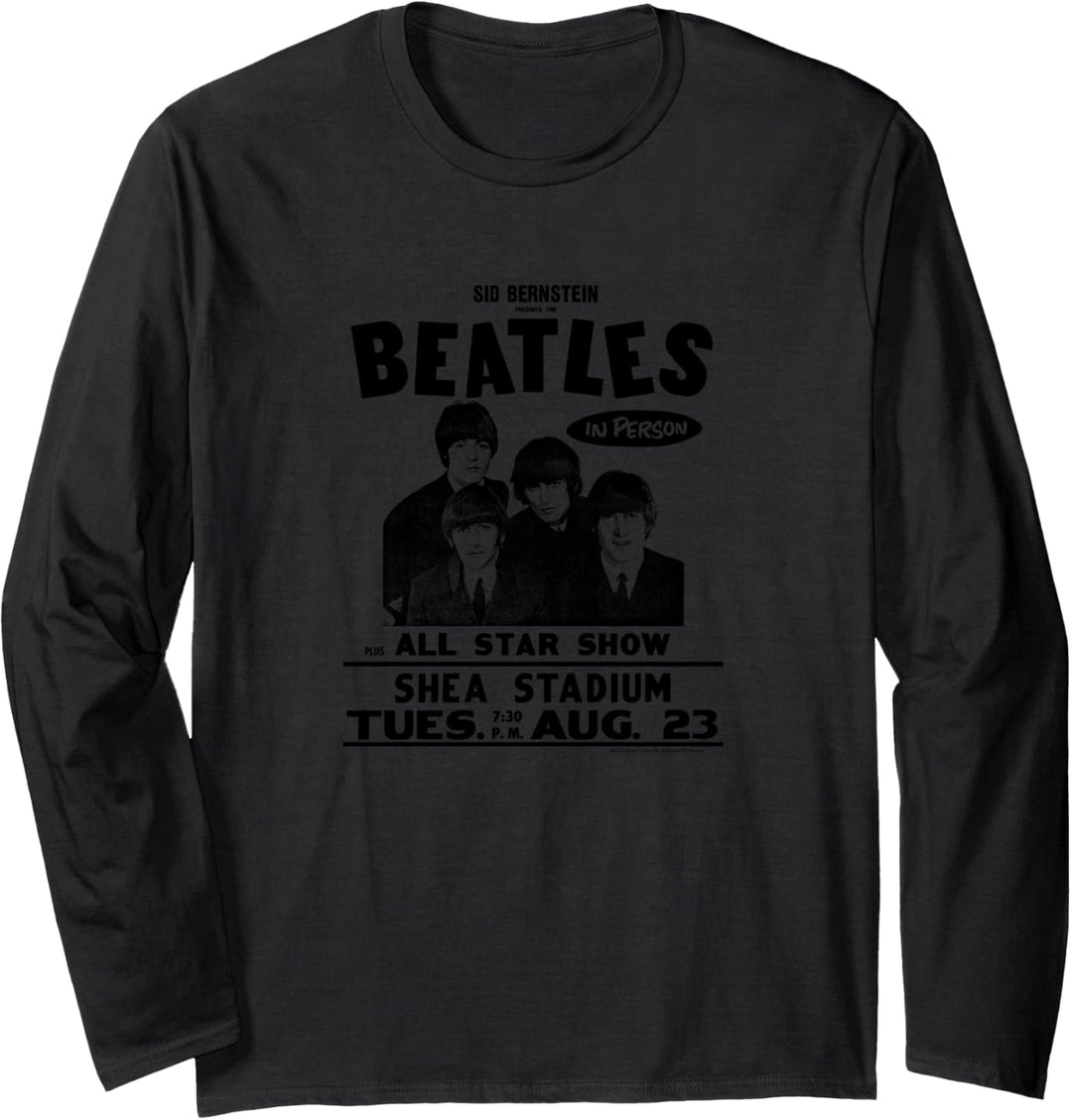 The Beatles - Shea Stadium Handbill Langarmshirt