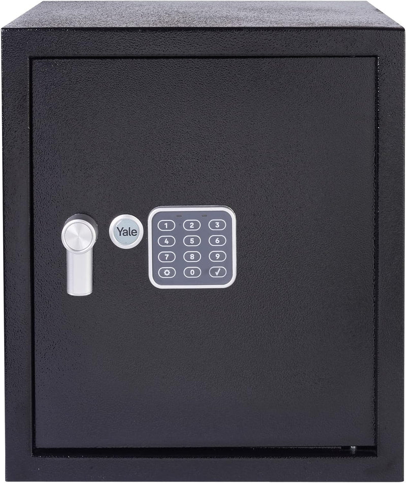 Yale Elektronischer Tresor - Gross - YSV/390/DB2 - Standardsicherheit - Schwarz Black Large New Vers