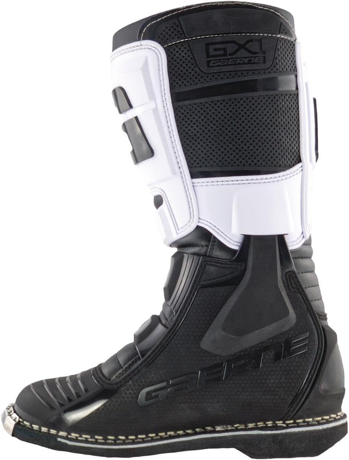 Gaerne Motocross-Stiefel GX-1 Weiss/Schwarz Weiss 45 EU, Weiß 45 EU