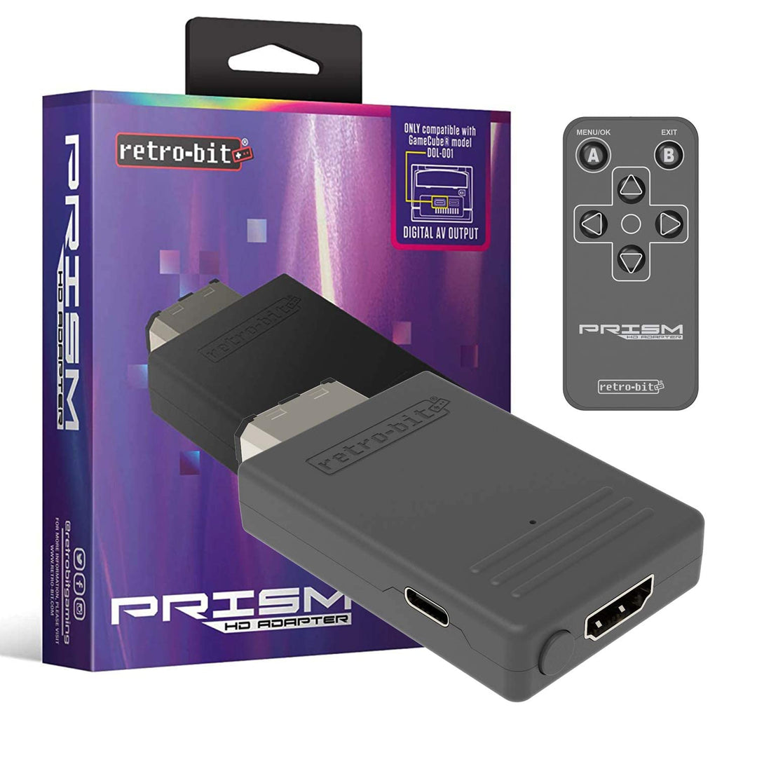 Retro-Bit Prism HDMI Adapter for Gamecube Single, Single