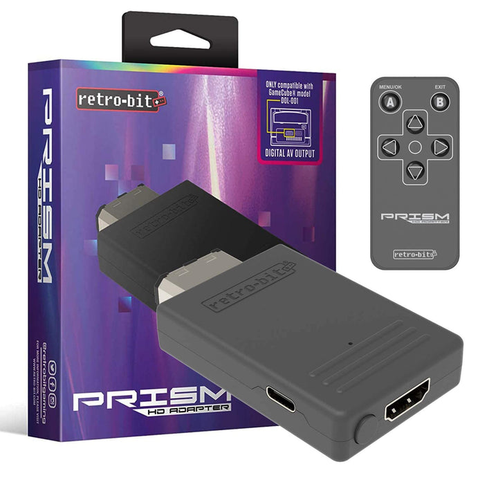 Retro-Bit Prism HDMI Adapter for Gamecube Single, Single