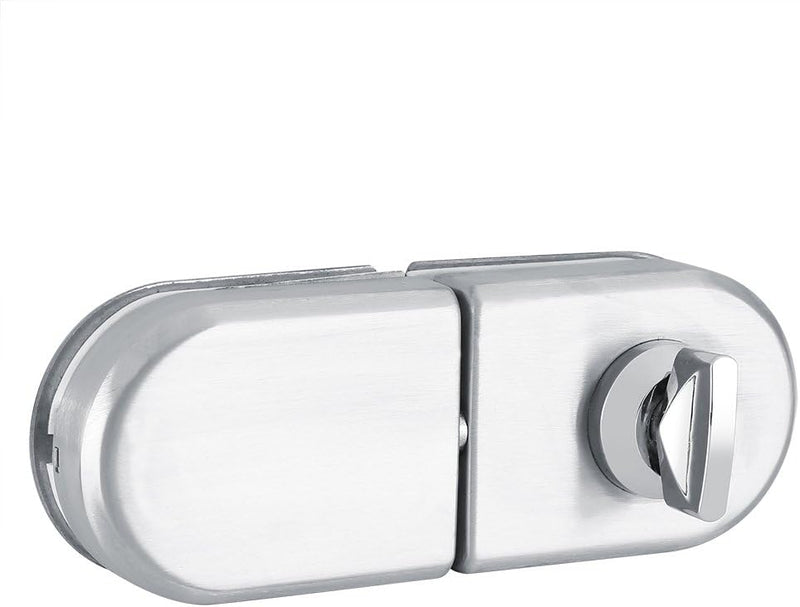 10 ~ 12mm Halbkreis Single Open Einseitiges Glastürschloss mit Schlüsseln Öffnen / Schliessen Home H