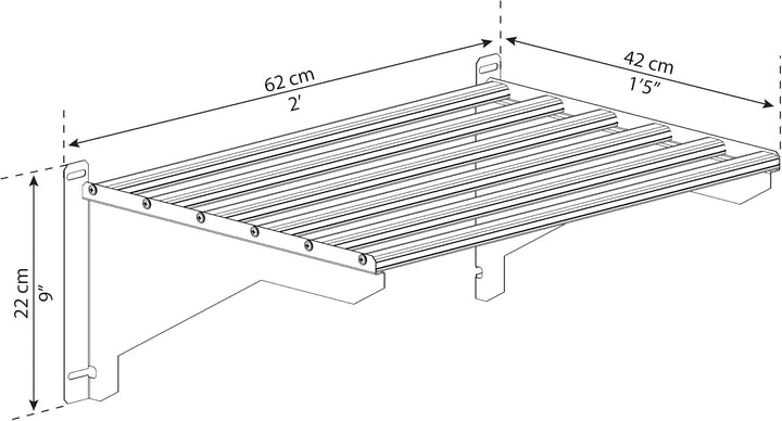 Palram Canopia Schwerlastregal, Gewächshaus-Regaleinsatz für Palram Gewächshäuser