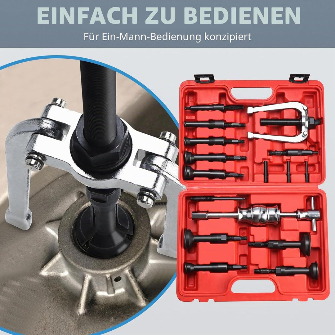 BOOMSTART 16tlg Innenlager Abzieher Innenabzieher Set, 5-58mm Lager Innenabzieher Set, Kugellager La