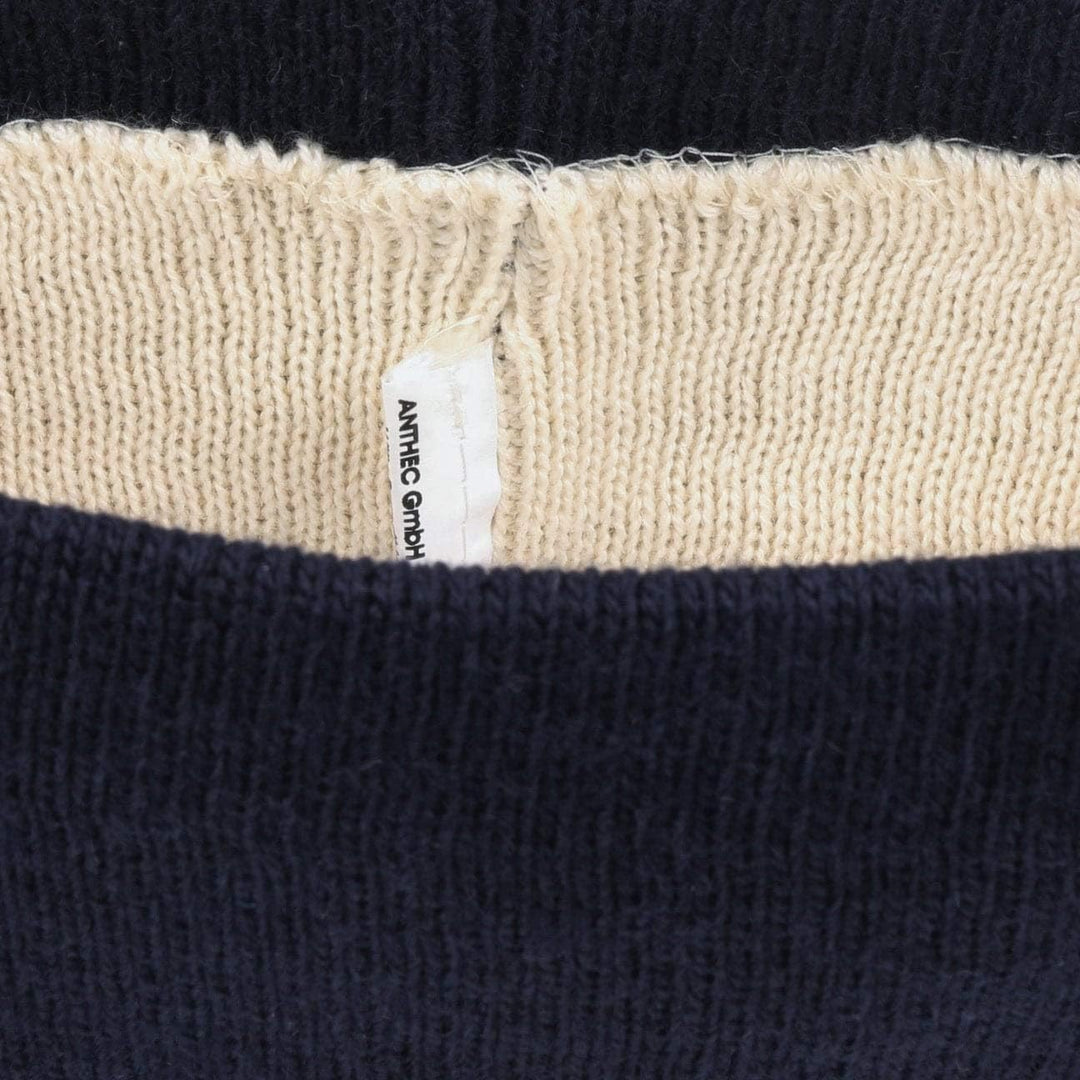 LIERYS Mono Stirnband Damen/Herren 8 cm breit - Made in Germany - dreilagiges Strickband gefüttert m