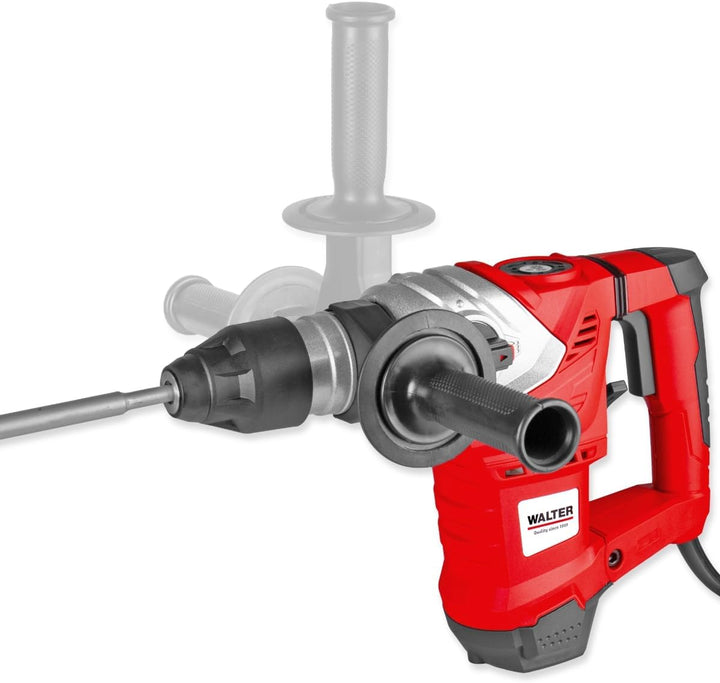 WALTER Bohr- und Meisselhammer 1500 W, optimales und leichtes Arbeiten durch vibrationsgedämpften Ha