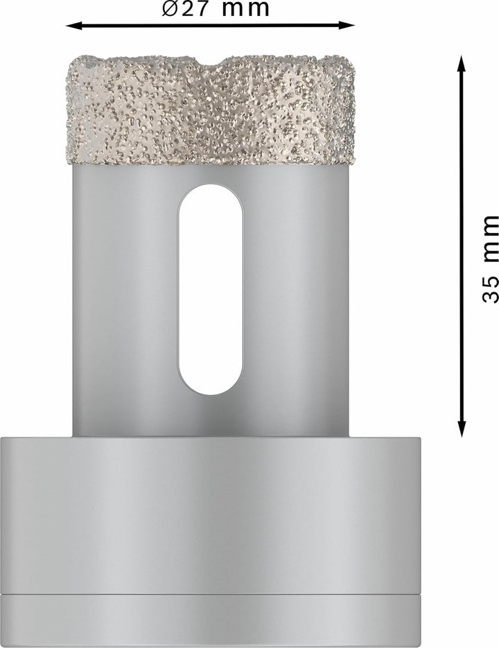 Bosch Professional Diamanttrockenbohrer Best (für Keramik, X-LOCK, Dry Speed, Ø 27 mm, Arbeitslänge