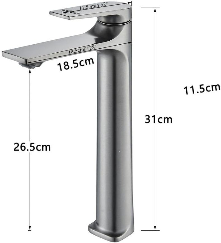 Waschtischarmatur, Wasserhahn Bad, Waschbecken Badarmatur, Einhand Mischbatterie modern – Armatur Ba