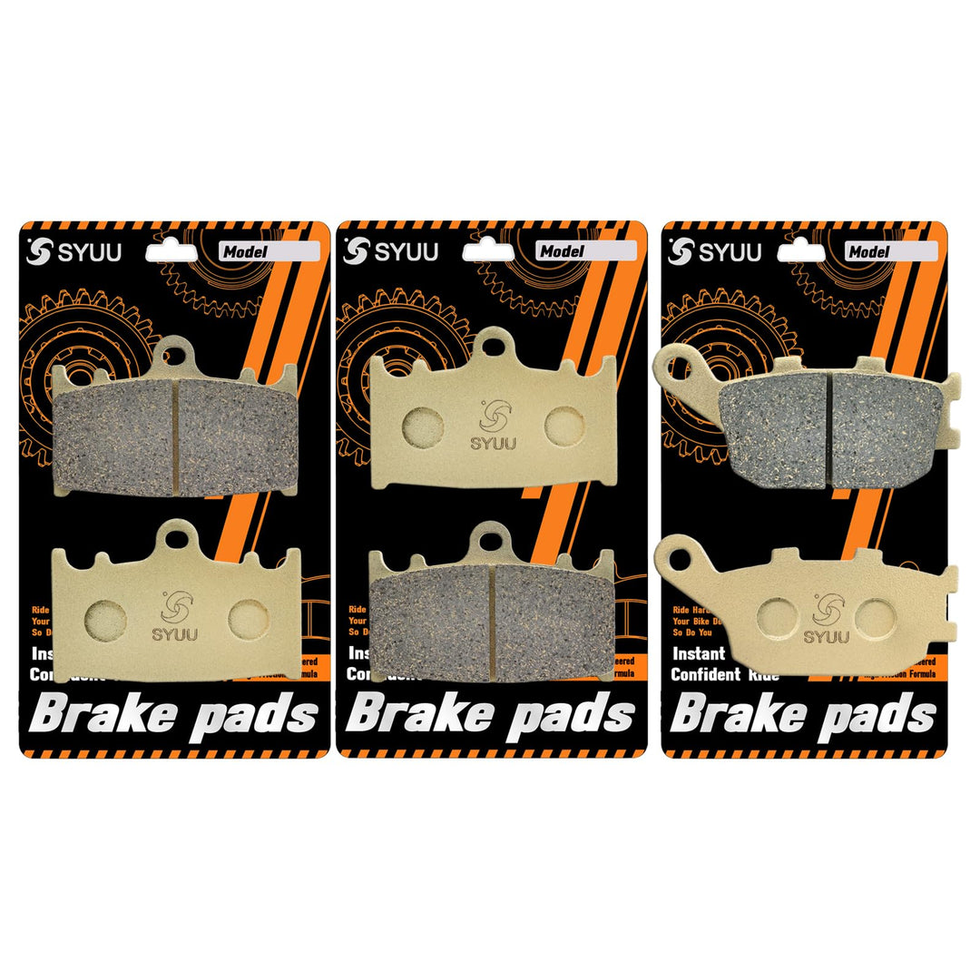 SYUU Kupferfaser Motorrad Bremsbeläge Vorne Hinten Für Kawasaki KLZ1000 KLZ 1000 Versys 1000 2012 20