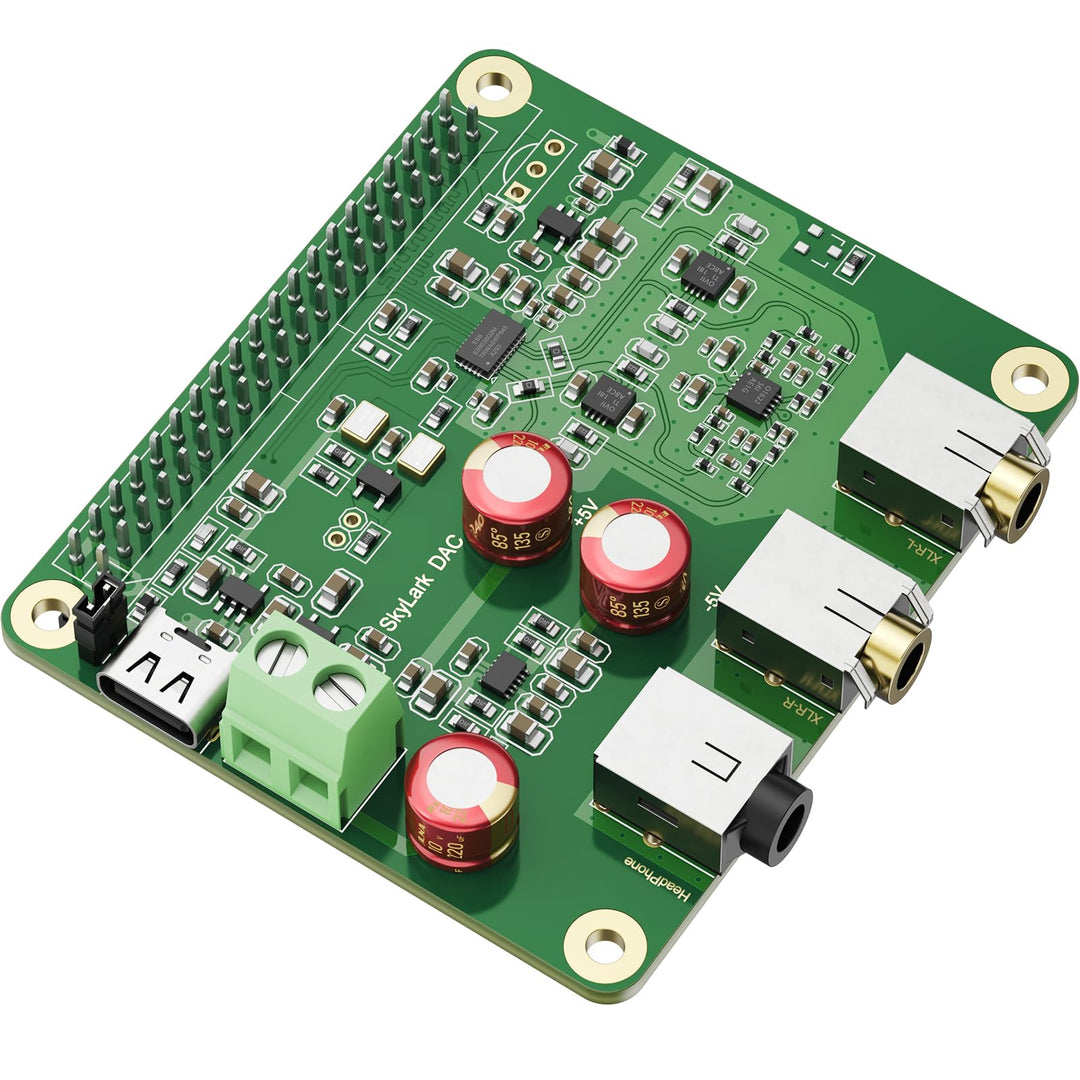 Raspberry Pi HiFi DAC Pro Hat ES9038Q2M Audiokarte PCM DSD verlustfrei High Resolution Digital-zu-An