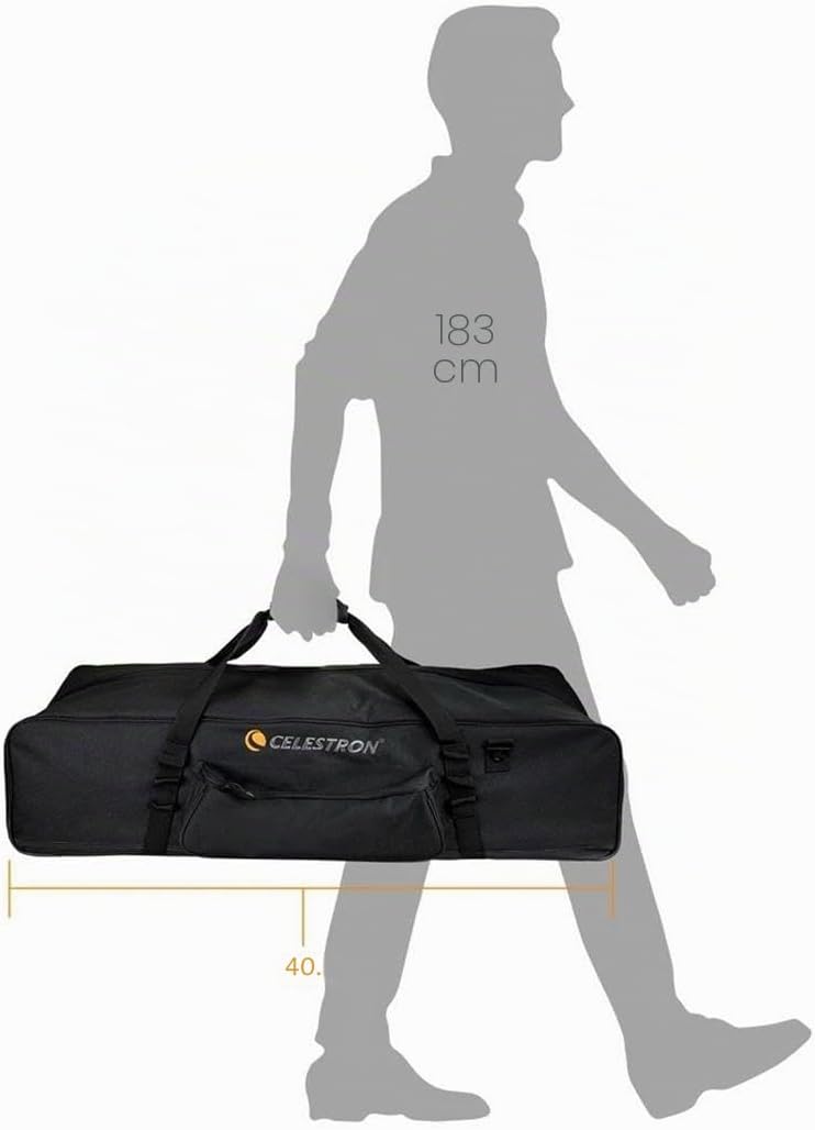 Celestron 94025 40-Zoll Teleskoptasche für die gesamte Ausrüstung – Tasche für Teleskop, Montierung,