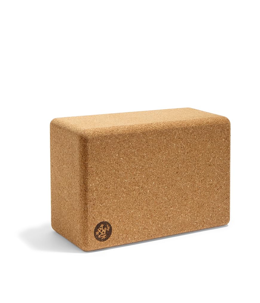 Manduka Unisex-Erwachsene Cork Yoga-Block 4" x 6" x 9", 4" x 6" x 9"