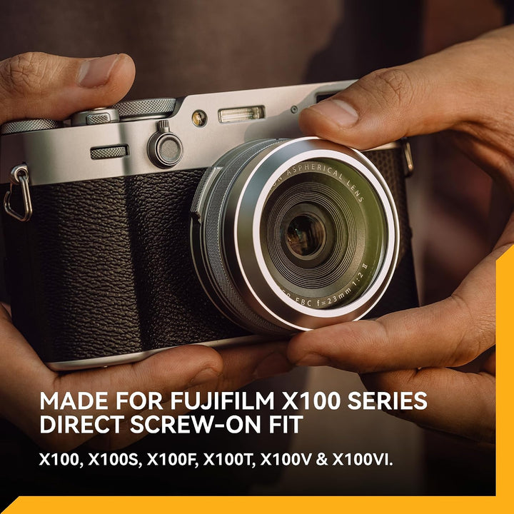 NiSi HDF für Fujifilm X100VI, X100V, X100T, X100F, X100S, X100 - Silber | Highlight Diffusionsfilter