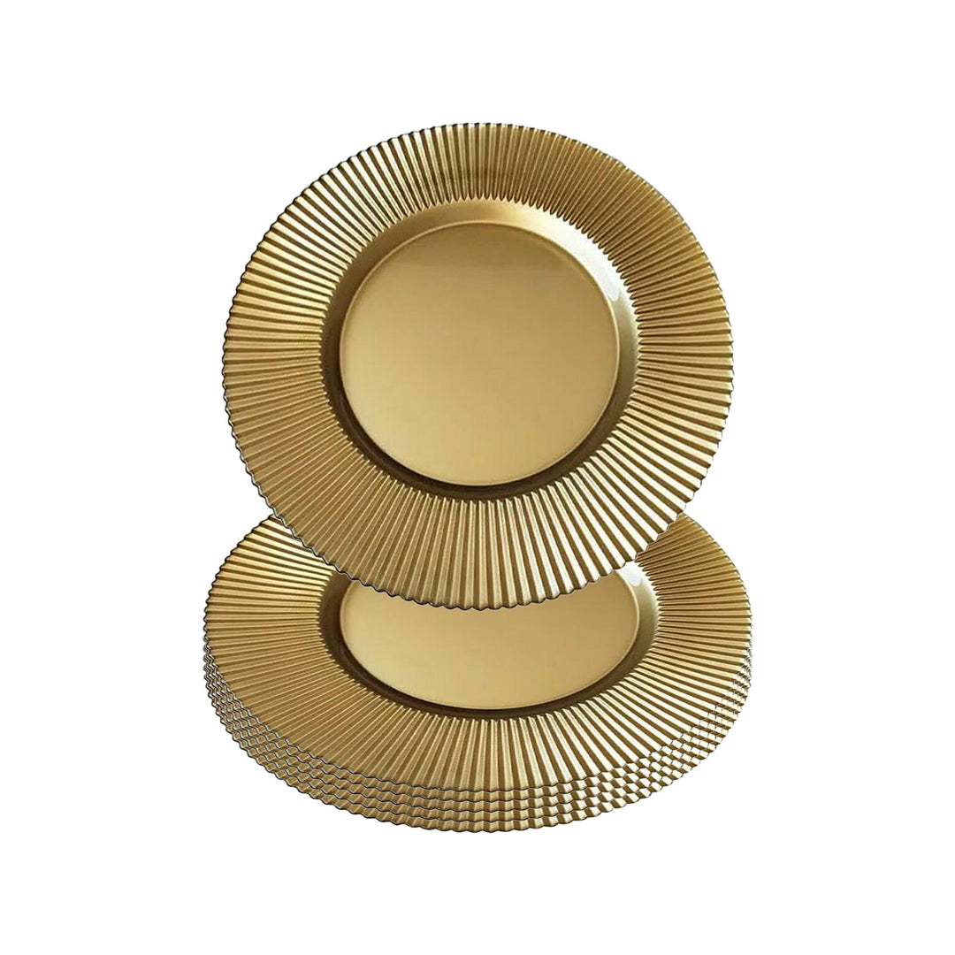 WedDecor Rund Ladegerät Teller Mittelstück Präsentation Platte Set Dinner Tischdeko Hochzeit Bankett