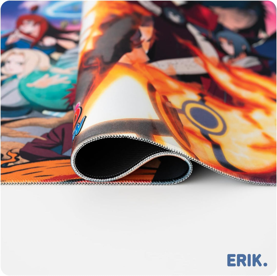Grupo Erik - XL Mauspad Naruto - Kawaii Gaming Mauspad - Mouspad mit Motiv - Naruto Fanartikel - Man