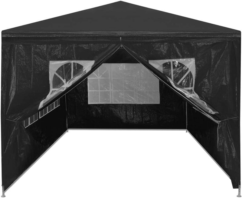 yorten Partyzelt Gartenpavillon Faltpavillon PE-Dach UV- und Wasserbeständig 6 x 3 x 2,55 m (L x B x