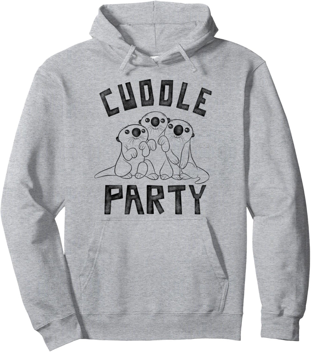 Disney Pixar Finding Dory Otter Cuddle Party Poster Pullover Hoodie