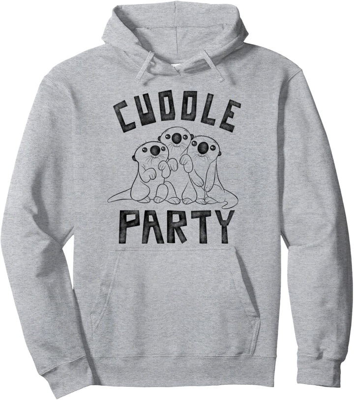 Disney Pixar Finding Dory Otter Cuddle Party Poster Pullover Hoodie