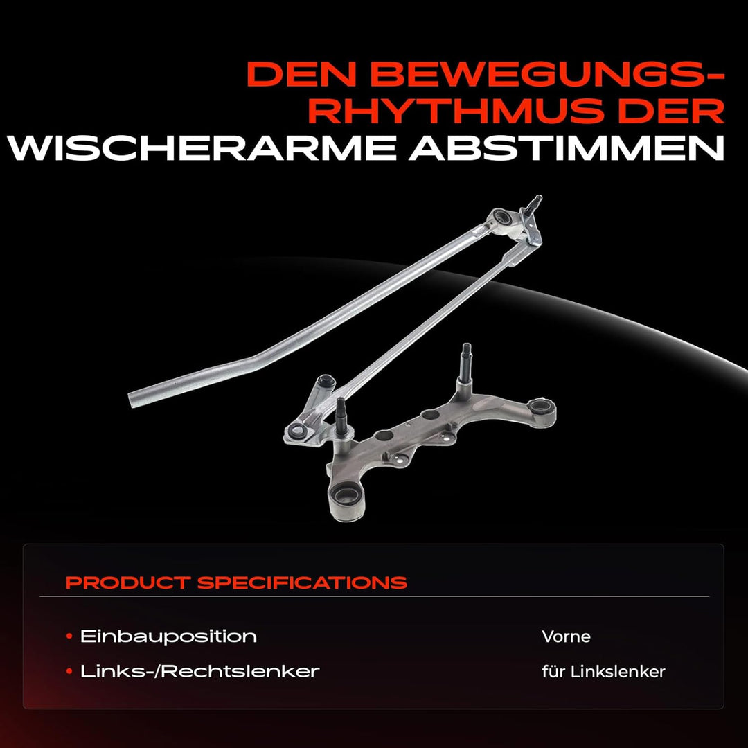 Frankberg 1x Scheibenwischer Wischergestänge Scheibenwischergestänge ohne Motor Vorne Links oder Rec