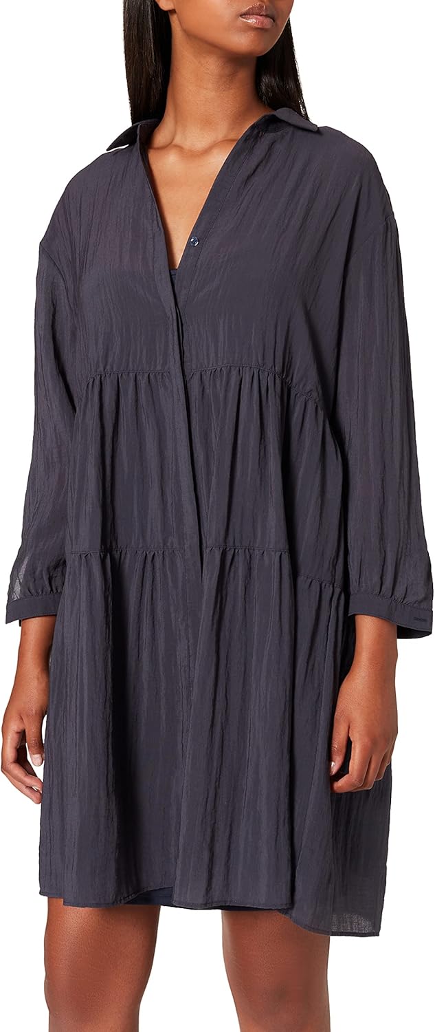 HUGO Damen Egy Bluse 38 Dark Blue402, 38 Dark Blue402