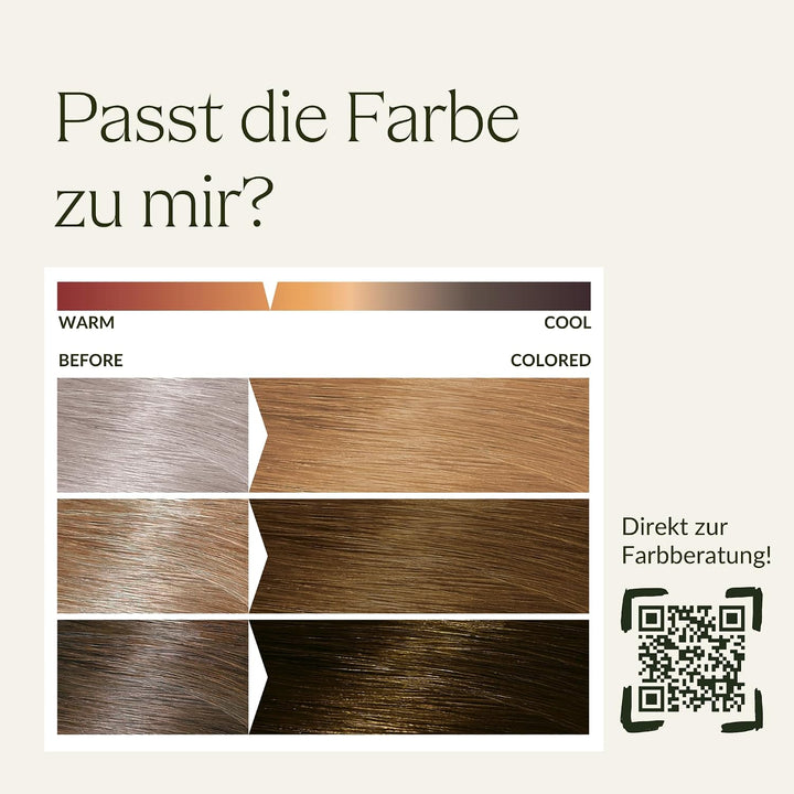 khadi GOLDBRAUN Pflanzenhaarfarbe, Haarfarbe für schillerndes Bernstein bis zu samtig glänzendem Gol