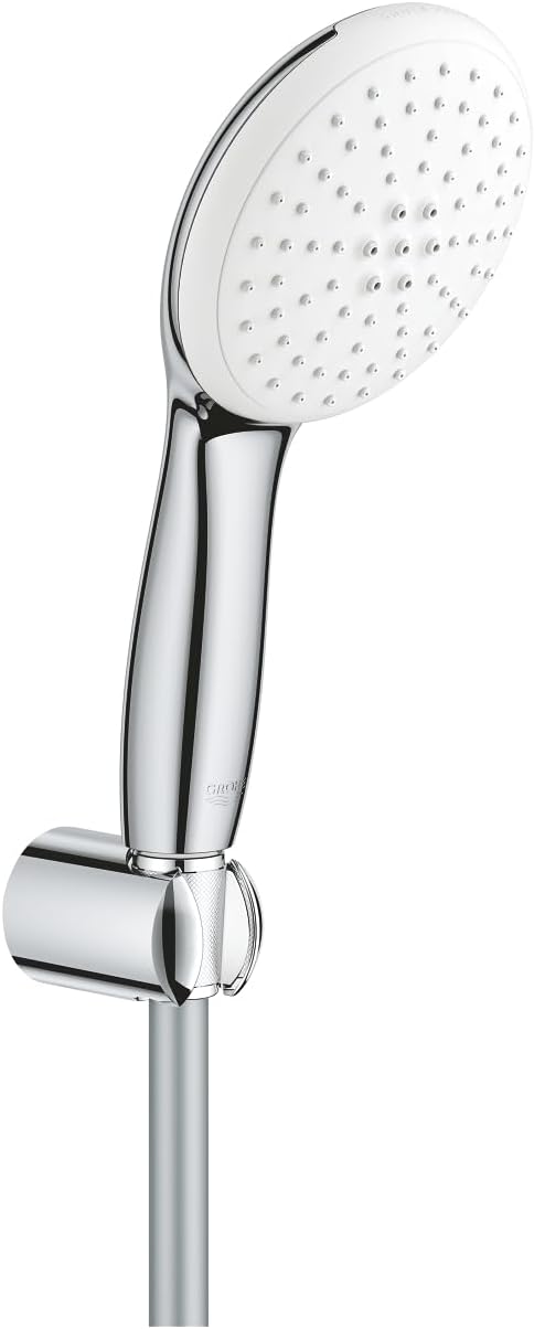 Grohe Tempesta 110 Duschkopf Handbrause mit Wandhalter und 125 cm Schlauch