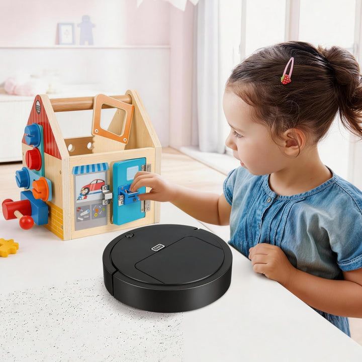 Baluue Reinigungsroboter-Spielzeug Für Kinder Elektrischer Roboter-Staubsauger Spielzeugsimulation B