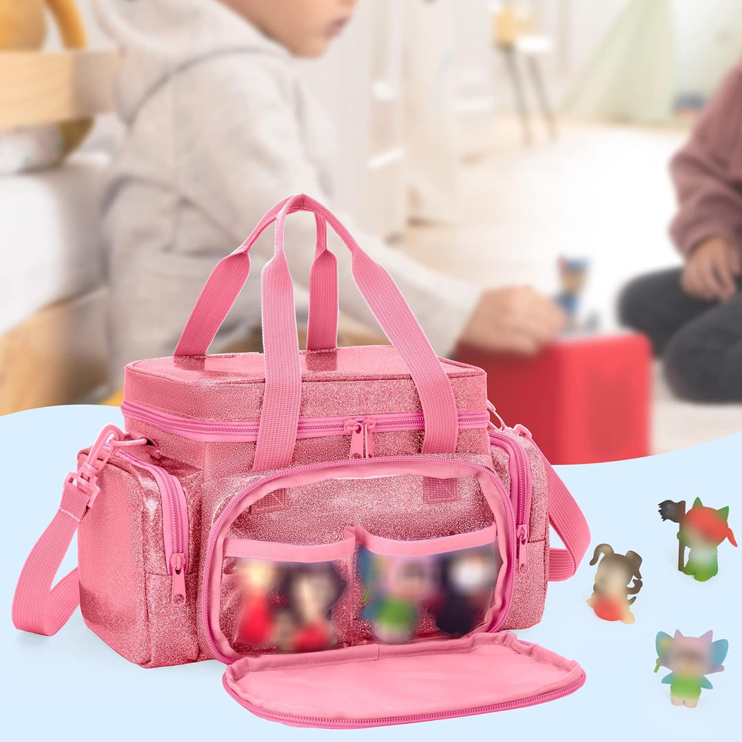 LoDrid Tragetasche kompatibel mit Tonie, Aufbewahrungstasche Organizer für Audio-Player-Set und Zube