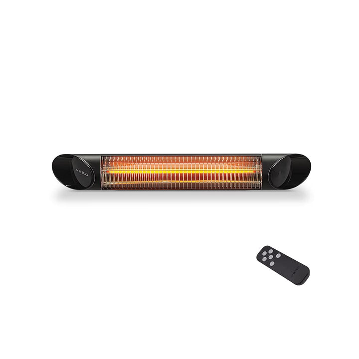 Veito Infrarot Heizstrahler Blade 2000 Watt - Terassenheizstrahler Terassenstrahler mit Fernbedienun