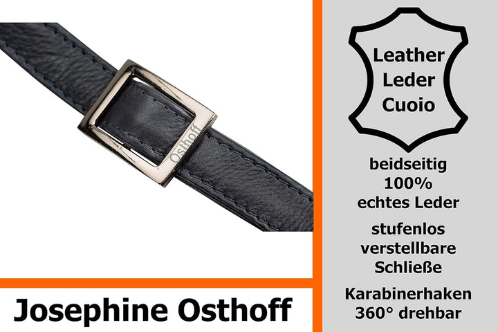 Josephine Osthoff - SCHULTERRIEMEN Echtleder Ersatzriemen Gurt Crossbody Strap Ersatz 135 cm Länge 2