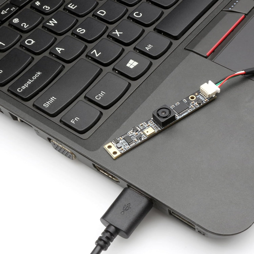 Mermaid 8MP USB-Kameramodul mit Mikrofon, 105 Grad Weitwinkel, Fester Fokus, kleine Lightburn 3D-Dru