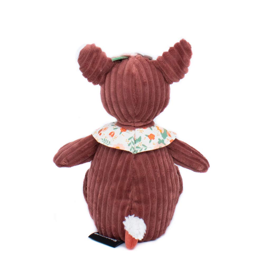 Les Déglingos Schmusetuch Baby Mélimélos la Biche Plüsch, gross, ab der Geburt, Lieferung mit Box fü