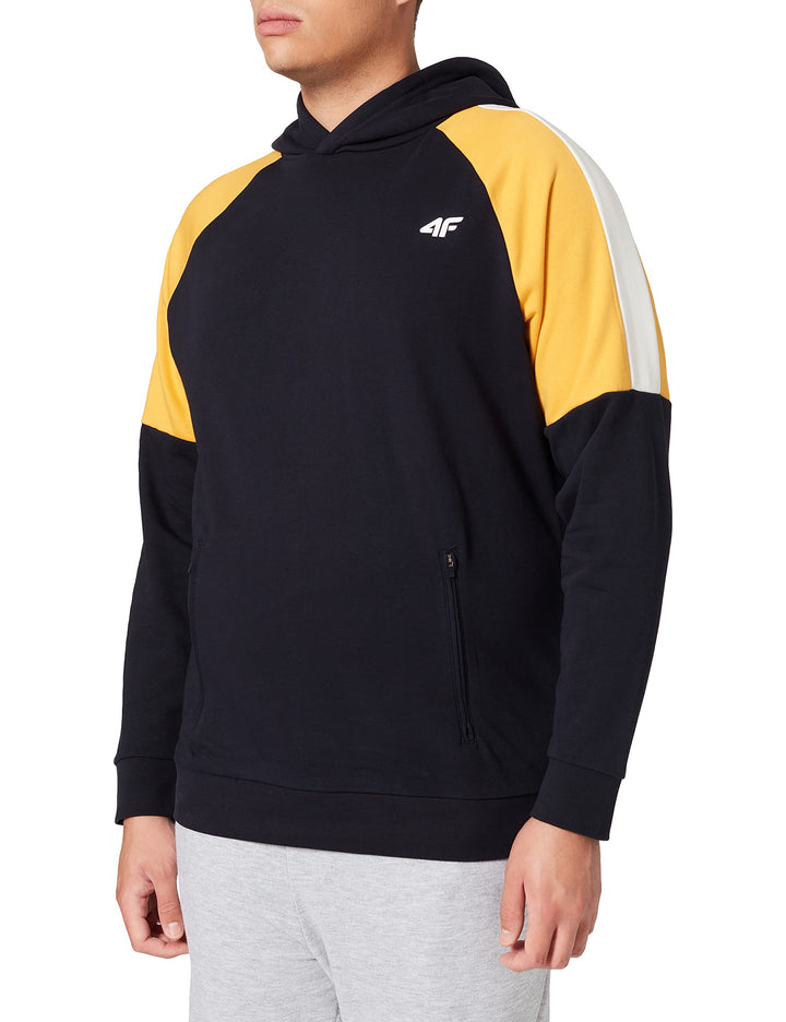 4F Herren Sweatshirt Samuel Kapuzenpullover S Dark Blue, S Dark Blue