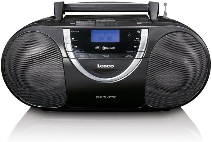 Lenco SCD 6900 Tragbares DAB+ Radio - Bluetooth - FM Radio - Boombox Mit CD/MP3-Player - Kassettende