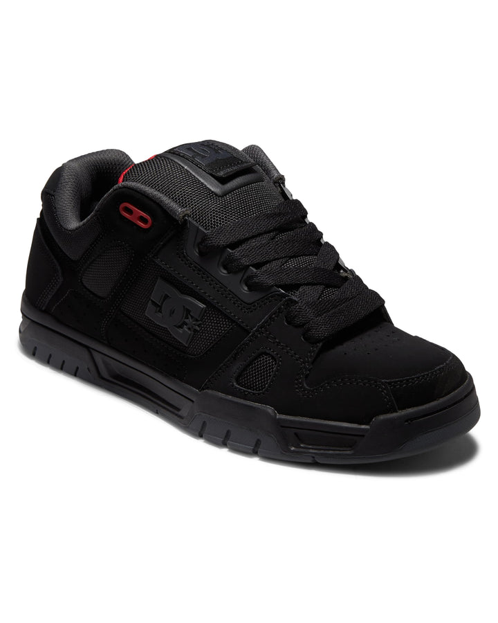 DC Shoes COURT GRAFFIK SHOE D0300529 Herren Sneaker 38 EU Black Grey Red, 38 EU Black Grey Red