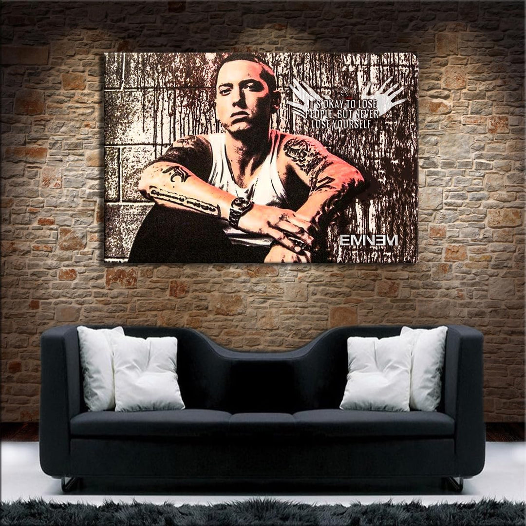 Myartstyle - Bilder Linkin Park Band 80 x 60 cm Leinwandbild XXL - Wandbild 1 Teilig - Gerahmter Kun
