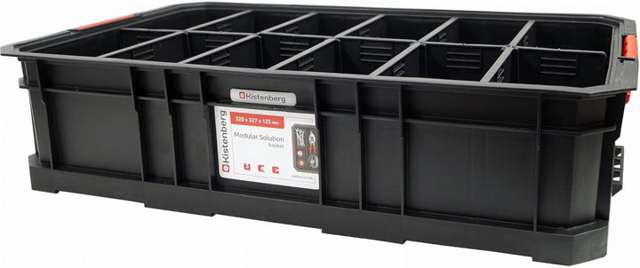 Kistenberg Transportkiste Stapelbox Werkzeugkiste Lagerkiste Aufbewahrungsbox Modulkiste (mit trennw