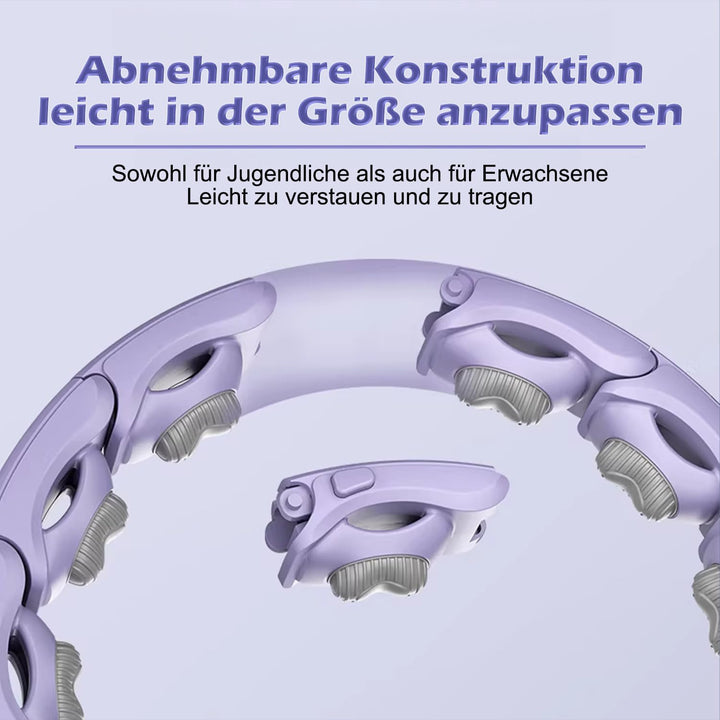 Hula Hoop mit Gewicht Kugel mit Zähler,15 Knoten Umfang (70-93cm),Smart Hula Hoop Reifen Erwachsene
