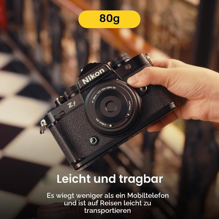 VILTROX AF 28mm F4.5 f/4.5 Pancake-Objektiv für Nikon Z-Mount, Weitwinkel-Vollformat-Autofokus-Objek