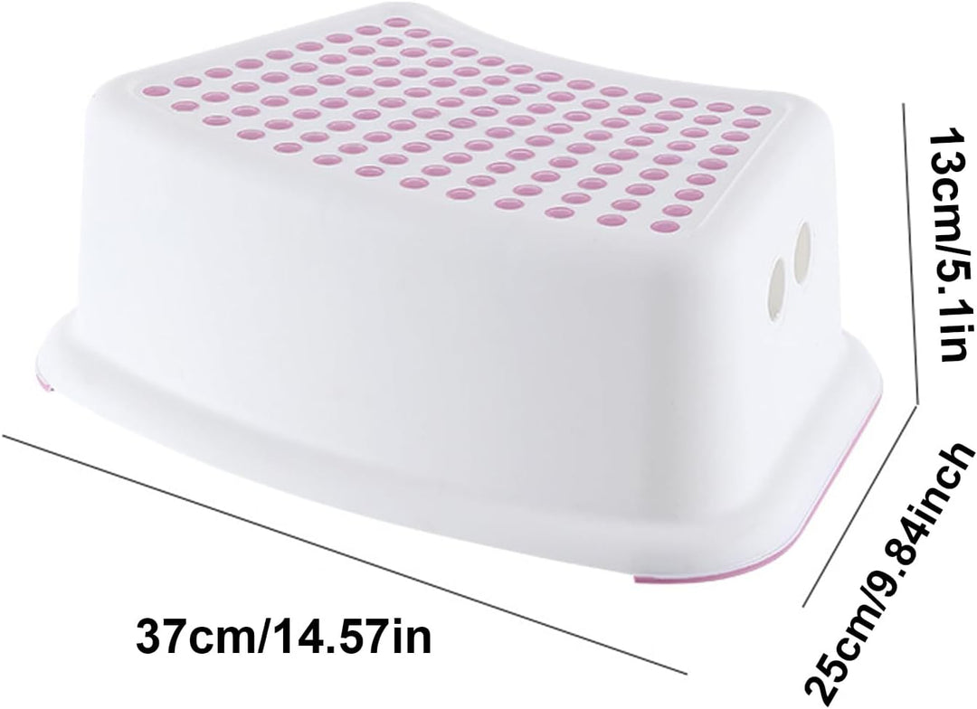 Tritthocker Kinder - 35×25×15cm Rutschfester Badezimmer Töpfchen Tritthocker | Stabiler Toilettenhoc