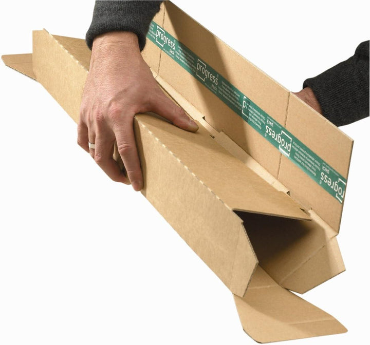 progressPACK Trapez-Versandverpackung Premium Extra PP T00.05 aus doppelter Wellpappe, DIN A1+, 705
