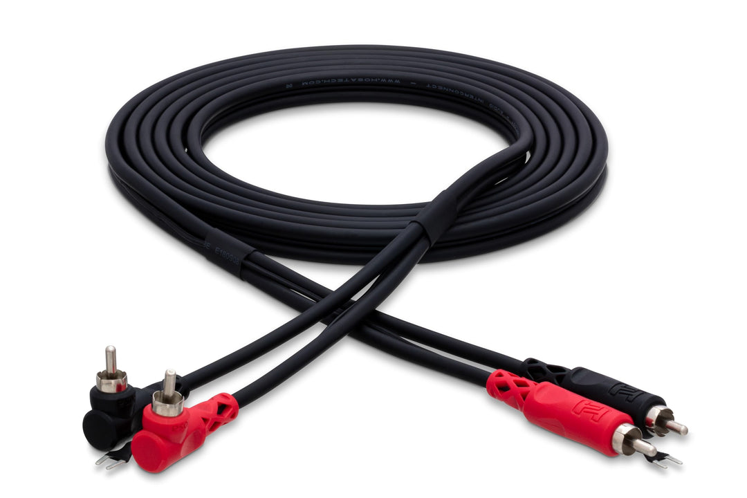Hosa CRA-202DJ, Stereo Interconnect, Dual RCA to Same with Ground Wire, 2 m 2 Meter, 2 Meter